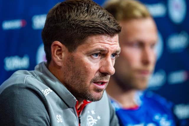 Steven Gerrard was speaking to Rangers TV when he made the comments
