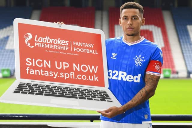 James Tavernier was at Hampden for the Premiership captains photocall. Picture: SNS.