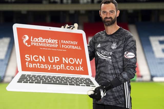 Aberdeen captain Joe Lewis at Hampden for an SPFL launch event. Picture: Craig Foy/SNS