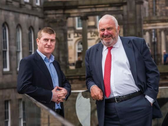 From left: John Joyce and Malcolm McPherson. Picture: Chris Watt Photography.