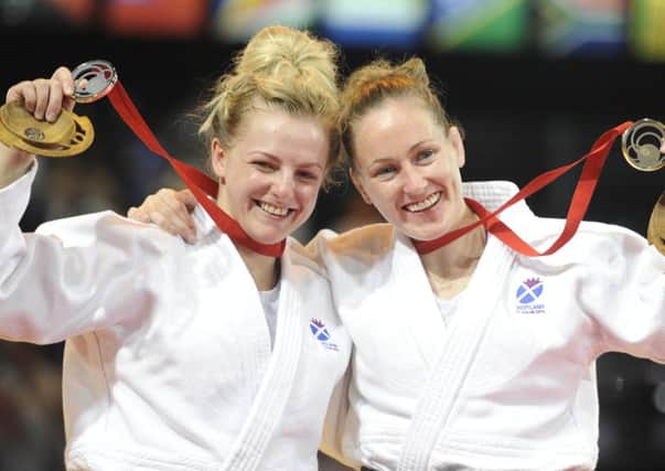 - Glasgow Commonwealth Games 2014 - Judo - Stephanie Inglis with silver medal and Connie Ramsay with bronze medal
