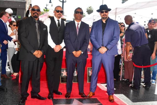 Cypress Hill at the unveiling of their Hollywood Walk of Fame Star on 18 April 2019