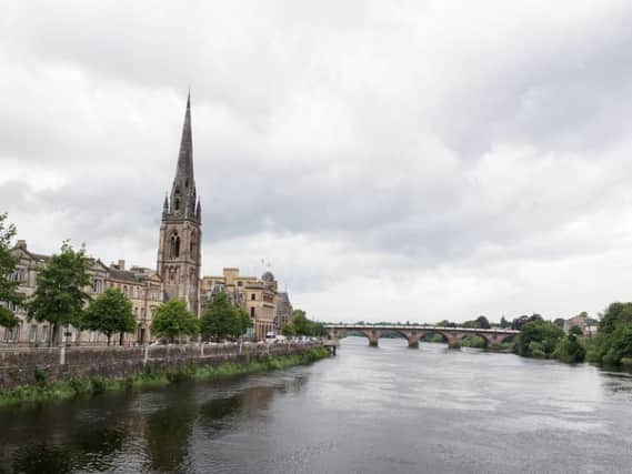 The boy sadly died after being taken to hospital. The picture shows the River Tay. Picture: JPIMEDIA