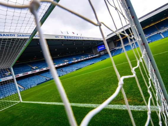 A general view of Ibrox stadium