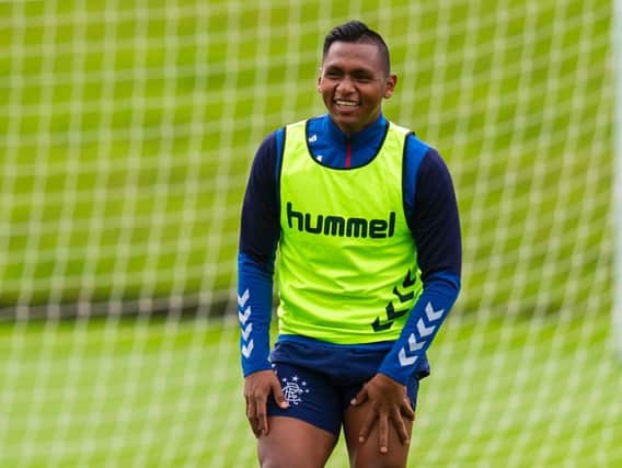 Odds on Alfredo Morelos moving to China have plummeted. Picture: SNS