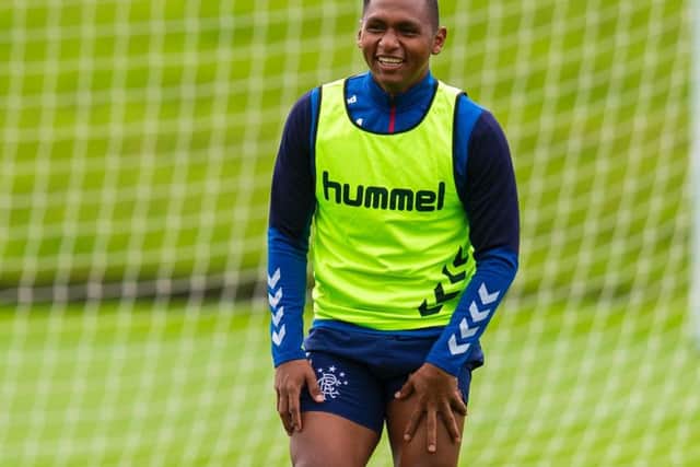 Odds on Alfredo Morelos moving to China have plummeted. Picture: SNS