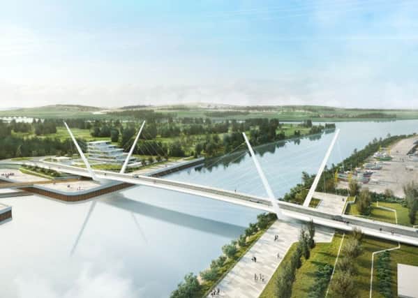 Three international engineering teams are in the running to build the first opening road bridge over the River Clyde.
 Picture: Contributed