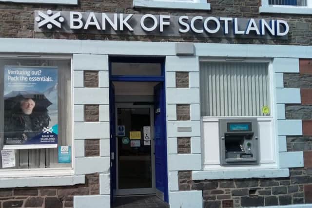 The group owns Bank of Scotland, which has been reducing its branch footprint. Picture: Louise Kerr