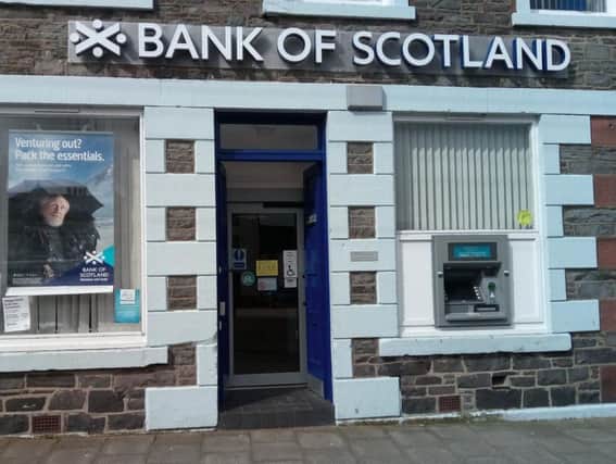 The group owns Bank of Scotland, which has been reducing its branch footprint.  Picture: Louise Kerr
