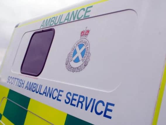 An 84-year-old woman died on Tuesday evening after being taken to hospital.
