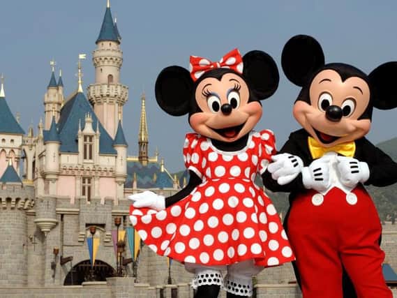 Disney World is top of Scots' family travel list.