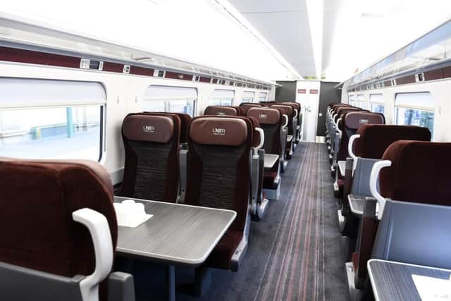 First class seats will have USB as well as charging sockets and faster wi-fi than standard class. Picture: Lisa Ferguson