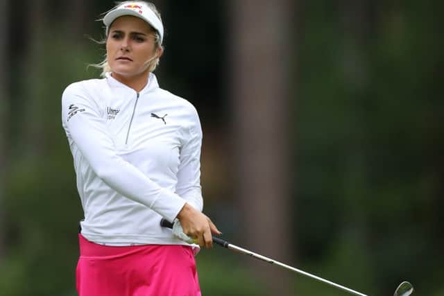 Lexi Thompson takes aprt in the pro-am for the AIG Women's British Open at Woburn. Picture: Richard Heathcote/Getty