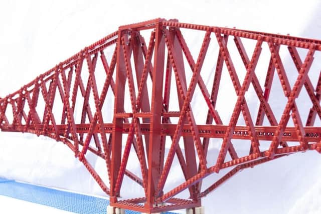 The 4.7-metre long Lego Forth Bridge