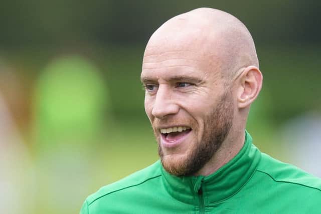 David Gray says there is a feelgood factor around Hibs which gives him optimism for the season ahead. Picture: Ross MacDonald/SNS