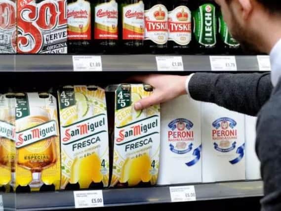 The trend of people making cross-border trips to buy alcohol has been linked to the minimum-pricing scheme