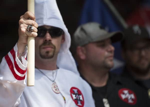 Trump has defended his claim there were good people among the Unite the Right rally in Charlottesville (Picture: Andrew Caballero-Reynolds/AFP/Getty Images)
