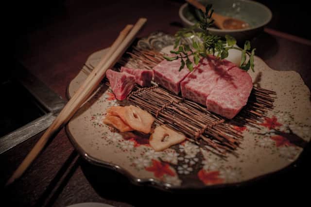 A dish at Suzume No Oyade, which also specialises in okonomiyaki, Japanese style pancakes. Picture: Colin Heggie