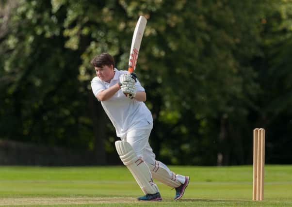 Battling for Scotland within the UK: Or, in this case, Ruth Davidson plays cricket for an MSP side against journalists at Myreside (Picture: Steven Scott Taylor)