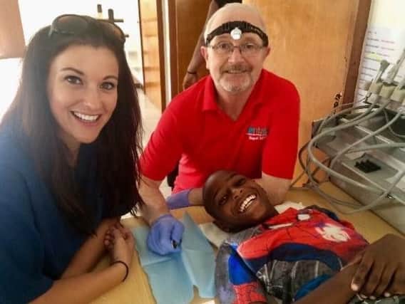 Elaine at The Cape Verde Dental And Optical Clinic. Picture: JustGiving
