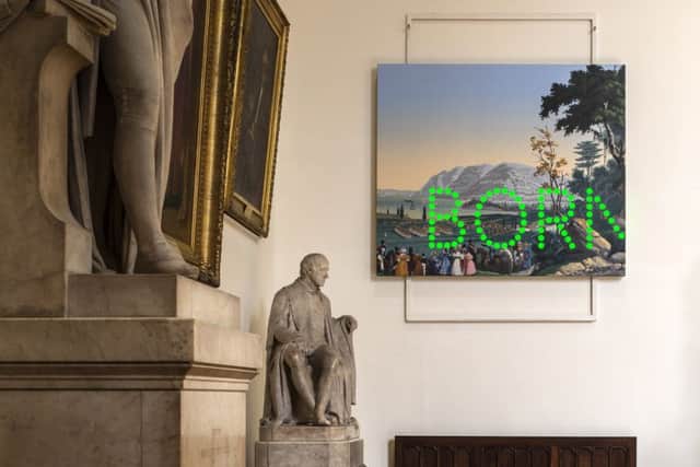 The Future is Inside Us by Nathan Coley, part of the 2019 Edinburgh Art Festival