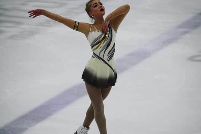 Former British champion Danielle Harrison from Dundee ranked first in the qualifying competition in Sheffield.