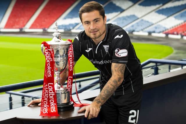 Midfielder  Paul Paton has been appointed Dunfermlines new captain having arrived at East End Park during the summer and is determined to lead his side back to the Premiership. Picture: SNS.