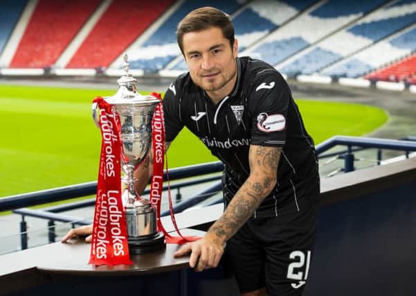 Midfielder  Paul Paton has been appointed Dunfermlines new captain having arrived at East End Park during the summer and is determined to lead his side back to the Premiership. Picture: SNS.