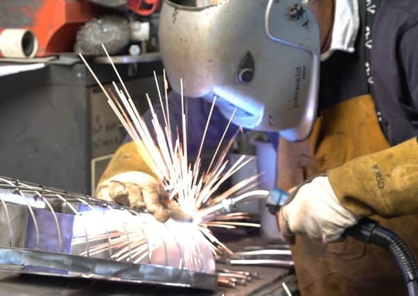 Despite confidence plunging in Scotland, UK-wide results showed that manufacturing was the most upbeat sector in July. Picture: BBC