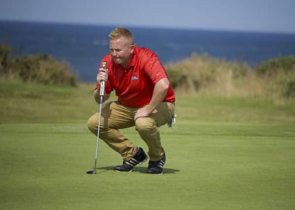 Callum Macauley secured a place in the last 16. Picture: Scottish Golf