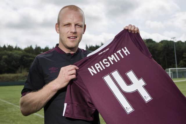 Hearts' Steven Naismith. Picture: SNS