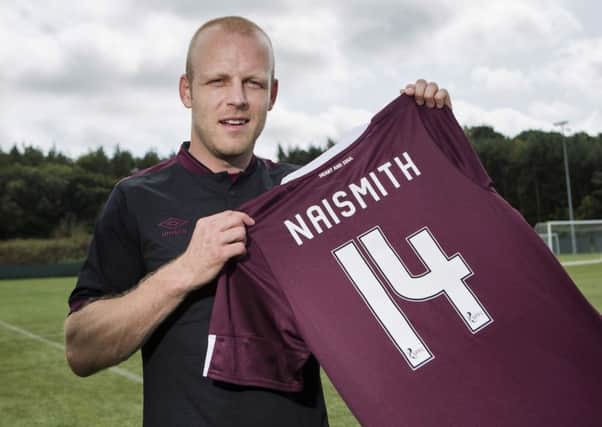 Hearts' Steven Naismith. Picture: SNS