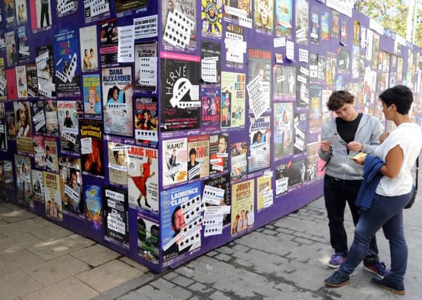 Do star ratings turn Fringe-goers into "insects buzzing towards the brightest light"? PIC: Jane Barlow