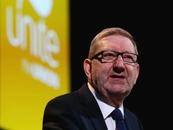 Unite general secretary Len McCluskey