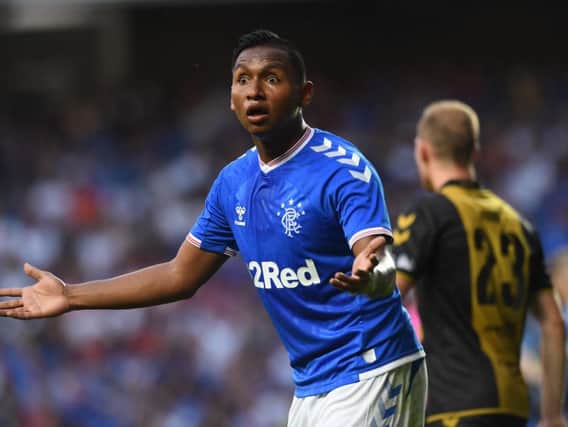 Alfredo Morelos has been linked with a move away from Rangers but Steven Gerrard insists he's still committed to the Ibrox club