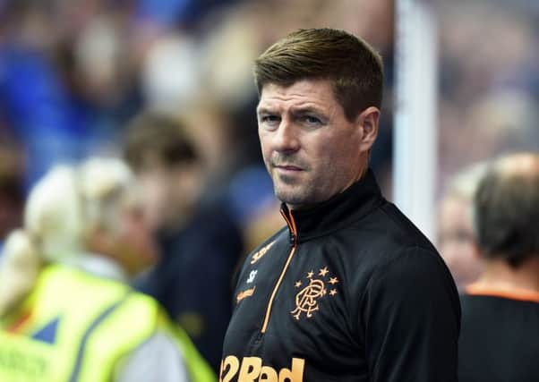 Having fallen short last season, Steven Gerrard is now under intense pressure to oversee a more serious Rangers challenge to Celtic's Premiership throne. Picture: SNS.