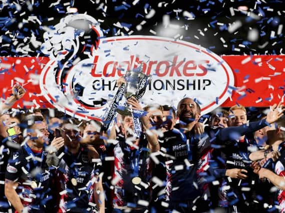 Ross County returned to the Premiership after one season. Picture: SNS