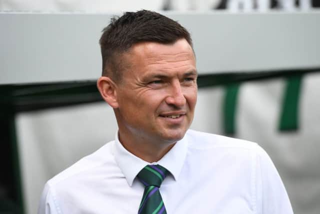 Paul Heckingbottom says he understands Hibs have a tradition of playing attractive football but believes what supporters want most is simply to win. Picture: Craig Williamson/SNS