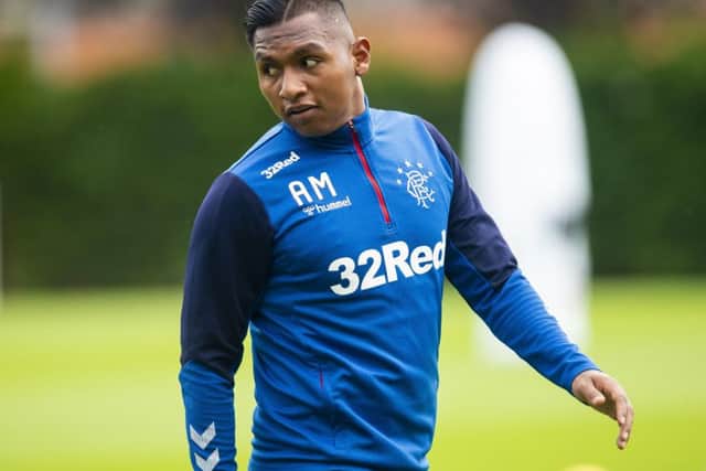 There has been no interest in 
Rangers forward Alfredo Morelos says Steven Gerrard. Picture: SNS