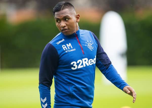 There has been no interest in 
Rangers forward Alfredo Morelos says Steven Gerrard. Picture: SNS