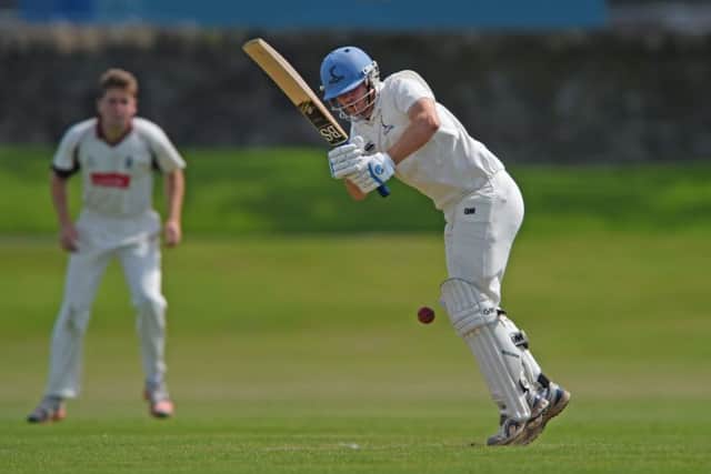 Kyle MacPherson batting for Carlton. Picture: Neil Hanna