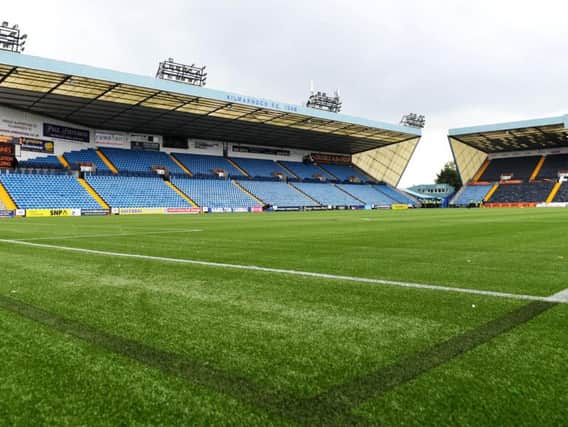 The Rugby Park pitch has been reduced in size