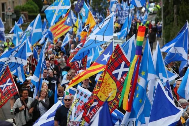 Scots believe independence is now more likely. Picture: John Devlin
