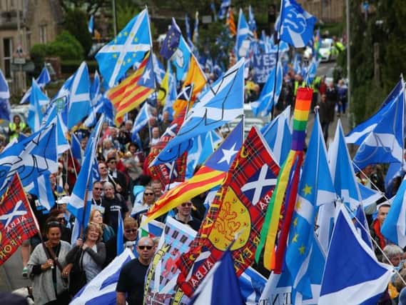 Scots believe independence is now more likely. Picture: John Devlin