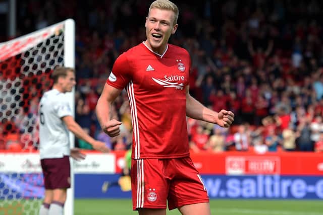 The Aberdeen striker came into the season looking to dispel doubts that his goals last season were no more than a purple patch. His double against Hearts took him to eight in five games this campaign.