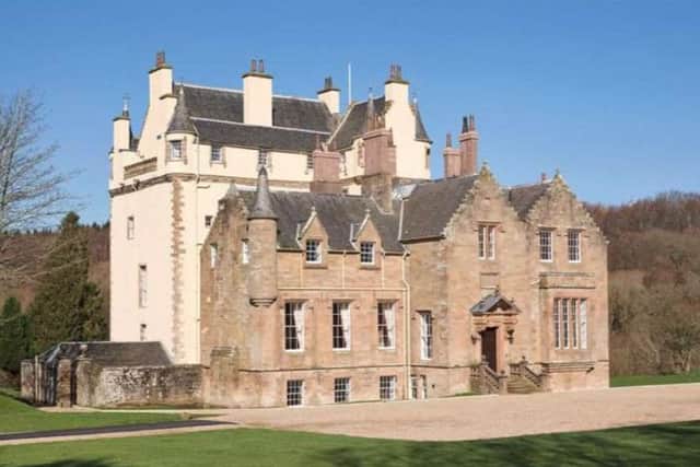 Included in the estate is a ballroom, three reception rooms, a library, cinema, seven principal bedroom suites and a further 6 bedrooms, 3 cottages, stable block and 1.8 miles of fishing on River Doon. Offers over 3,900,000 GBP