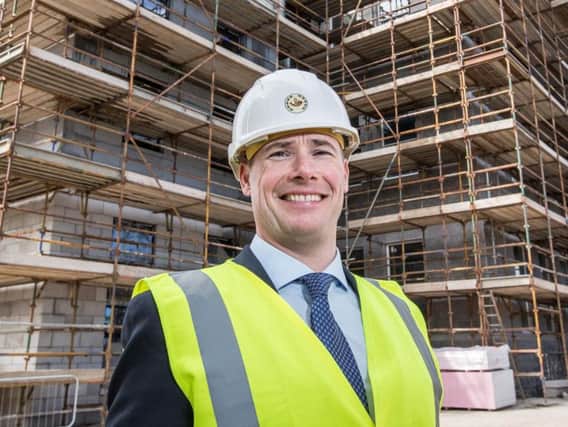 Gavin Currie, MD of Bancon Construction, hailed 'significant new business wins'. Picture: Simon Price