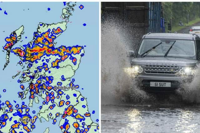 The Met Office has issued a yellow be aware warning for thunderstorms beginning across most of the country around 11am. Picture: Andy O'Brien/Met Office