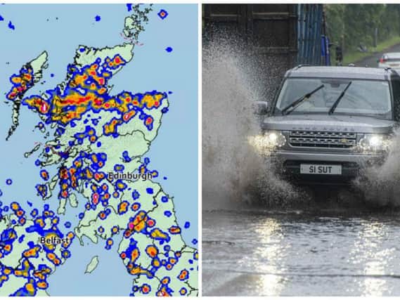 The Met Office has issued a yellow be aware warning for thunderstorms beginning across most of the country around 11am. Picture: Andy O'Brien/Met Office