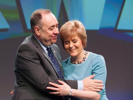 The First Minister admitted that her predecessor had been a dominant person in her life before she replaced him as SNP leader